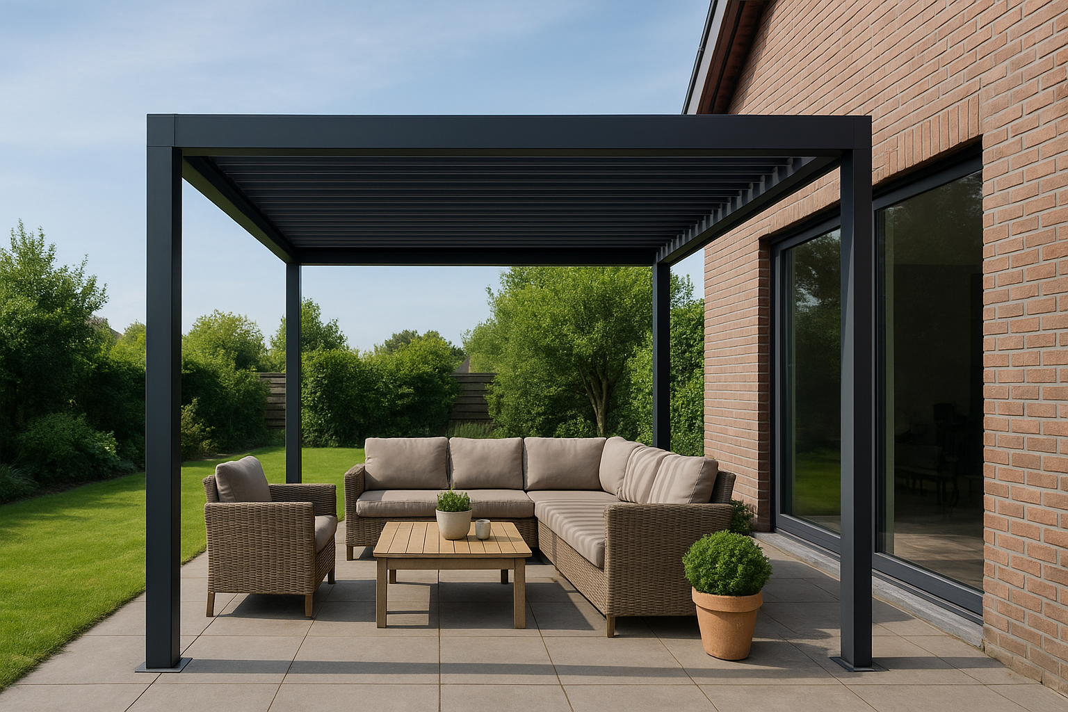 Foto bij Zo houd je je terrasoverkapping in goede conditie